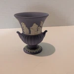 Vintage Wedgwood Blue & White Jasperware Neo-classical Urn Vase. Fixed Price $14.99.