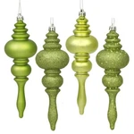 Northlight Shatterproof 4-FINISH Finial Christmas Ornaments Kiwi Green. Fixed Price $20.00.