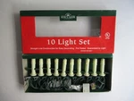 Kurt Adler 3 Ivory Candle Lights Clip On New Box Vintage Tested & Working. Fixed Price $19.99.