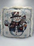 Vintage Mohawk Home Christmas Pillow Snowman Penguin 16'' Classic 1980 1990. Fixed Price $12.13.