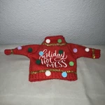 Christmas Wine Bottle Sweater Cover Holiday Hot Mess Design Clique Xmas Gift. Fixed Price $14.97.