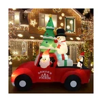 Lewondr Christmas Inflatables, 7.8FT Waterproof Light Up Red Truck .... Fixed Price $129.79.