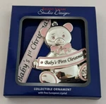 Regent Square 2017 Baby's First Christmas Bear Silver Plate Ornament Girl's. Fixed Price $12.50.