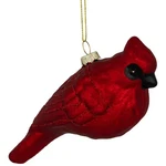 Northlight 5.5-INCH Shiny Red Cardinal Hanging Glass Christmas Ornament. Fixed Price $10.49.