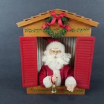 Santas House Christmas Holiday Musical Wall Hanging Or Tabletop 10.75" Tall. Fixed Price $34.99.