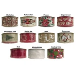 Members Mark 2.5 Inch X 50 Yards Wired Edge Premium Ribbon, Holiday. Fixed Price $12.99.
