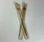 Wooden Skis And Poles Hanging Wall Decor. Fixed Price $12.95.