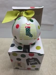 Coton Colors Tacky Christmas Ugly Sweater Bah Humbug 4" Glass Ball Ornament. Fixed Price $17.99.