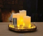 5-PIECE Led Lights Pillar 3 Flameless Candle Set Holiday Christmas Centerpiece. Fixed Price $19.95.