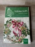 Cheri Blum Wreath Christmas Tablecloth 60 X 102 Oblong Nos. Fixed Price $33.99.