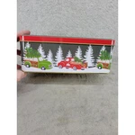 Greenbrier North Pole Tree Farm Christmas Tin Red Truck Holiday Storage. Fixed Price $19.98.