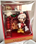Disney #682682 Mickey Mouse "touch Of Magic Blown Glass Christmas Ornament Nib. Fixed Price $11.25.