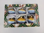Box Of 6 Old World Christmas Bowl Mac And Cheese Holiday Ornament Glass N.o.s. Fixed Price $21.99.