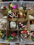 Choose Your Blown Glass Ornaments Santa, Animals, Fruit Mix & Match Save $$$. Fixed Price $12.99.