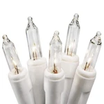 612 Vermont Clear 35 Count Christmas String Lights White Wire Cord, Ul App.... Fixed Price $16.42.