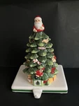 Spode Christmas Tree Stocking Holder With Hook Vguc. Fixed Price $30.00.