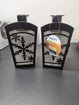 Philips Luminary Lantern Solar New Led Outdoor Set Of 2 Snowflake Christmas CH1. Fixed Price $23.20.