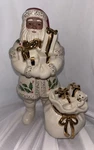 Lenox 2024 African American Santa Figurine With Gifts 7-INCH Holiday Collectible. Fixed Price $89.99.
