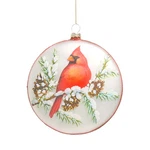 Raz Imports Christmas Cardinal Disc Ornament 4524943. Fixed Price $15.90.