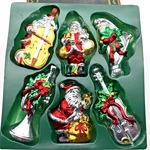 Sterling Designers Studio Hand Crafted Christmas Ornaments Set Of 6 Original Box. Fixed Price $24.95.