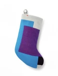 Lego X Target Colorblock Holiday Purple Blue Christmas Stocking 20" New. Fixed Price $12.99.