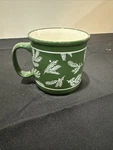 Hallmark Large 16 Oz Coffee Mug Cup * Green Pine Branches Christmas Holiday. Fixed Price $10.00.