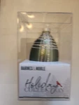 Barnes & Noble Holiday Collection Green Silver Glitter Christmas Ball Ornament. Fixed Price $5.99.