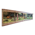First Christmas Tapestry Table Runner Manual Woodworkers & Weavers 13 X 72 Usa. Fixed Price $23.00.