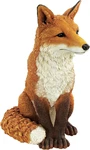Simon The Woodland Fox Garden Statue - 18" Cast Stone Resin For Indoor/outdoor. Fixed Price $267.99.