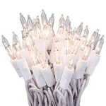 612 Vermont 100 Clear Christmas Lights White Wire, Ul Approved For Indoor/.... Fixed Price $32.24.