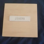 Grasslands Road Grandma Trinket Dish With Wooden Box. Fixed Price $10.00.