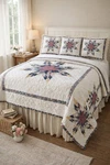 Vintage Country Living Queen Quilt W/3 Pillow Shams. Fixed Price $135.00.