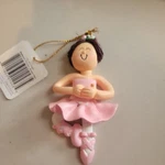 Personalized Ballerina/ballet Brown Hair Christmas Ornament Holiday Gift. Fixed Price $13.90.