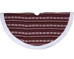 Northlight 48" Red And White Knitted Snowflake Lodge Christmas Tree Skirt. Fixed Price $69.99.