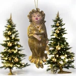 Vintage December Diamonds Topaz Lady Christmas Tree Ornament New Box. Fixed Price $16.00.