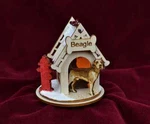 Ginger Cottages Beagle Christmas Ornament Made Usa K9101. Fixed Price $19.88.
