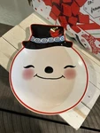 Temptations By Tara Whimsical Snowman Spoon Rest PPP-XHD-301402 Nib. Fixed Price $9.99.