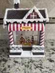Light Up Candy Bakeshop Water Globe 10 Store Window Christmas Village Battery. Fixed Price $30.00.