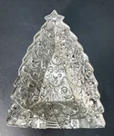 1995 Elegant Silverplated Holiday Serving Dish With Intricate Ornaments W/box. Fixed Price $12.84.
