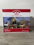 Holiday Time 300 Count White Wire Clear Icicle Lights Indoor / Outdoor Nib. Fixed Price $14.95.