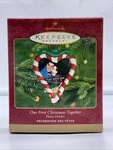 2000 Hallmark Our First Christmas Together Heart Photo Holder Ornament. Fixed Price $7.99.