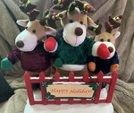 Avon Rockin Animated Reindeer Decoration Christmas Holiday Traditional. Fixed Price $22.55.