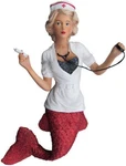 December Diamonds Nurse Naughty Mermaid Christmas Tree Ornament 5555038 New. Fixed Price $55.13.