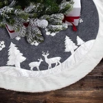 Christmas Fur Rustic White Xmas Skirt,snowy .... Fixed Price $46.27.