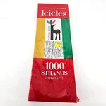 Vintage Tinsel Icicle Strands Santas Best 1000 Pieces Christmas Tree Decoration. Fixed Price $10.00.