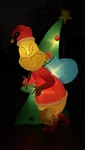 Dr Seuss The Grinch Scene 9 Ft Giant Sized Christmas Led Airblown Inflatable. Fixed Price $129.99.