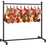 Popamaz Christmas Stocking Holder Stand With 10 Hooks, Floor Metal H.... Fixed Price $88.23.