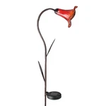 Gerson 45.25" Transparent Lily Lighted Solar Powered Outdoor Lawn Stake. Fixed Price $37.79.
