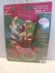 Dimensions Dazzling Deer Feltworks 18" Long Applique Stocking Kit. Fixed Price $37.99.