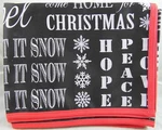 Raz Imports Christmas Message Table Runner 72" X 14" Joy Believe Noel 3516057. Fixed Price $24.95.